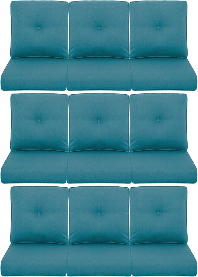9-Piece Outdoor Patio Cushion Set by Pugire