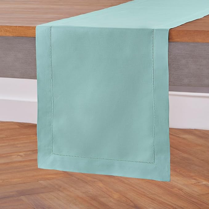 Solino Home Cotton Linen Table Runner 60 Inches - Image 2