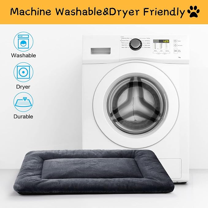 Dog Beds Crate Pad for Small Dogs Ultra Soft Dog Crate Bed Washable & Anti-Slip - Image 5