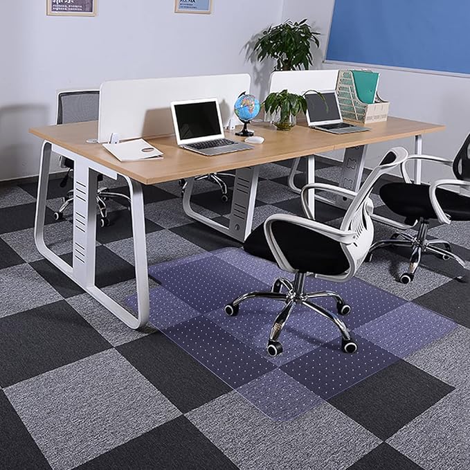 Amyracel Clear Chair Mat for Low Pile Carpet, Easy Glide Plastic Floor Mat for - Image 7