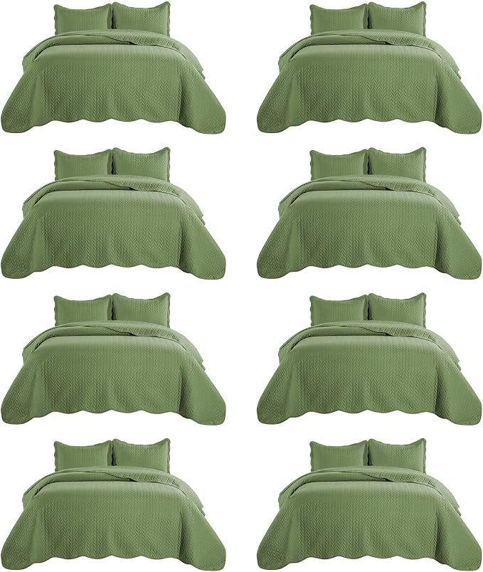 IR Imperial Rooms 8 Pack Quilt King Size Bedding by IRImperialRooms