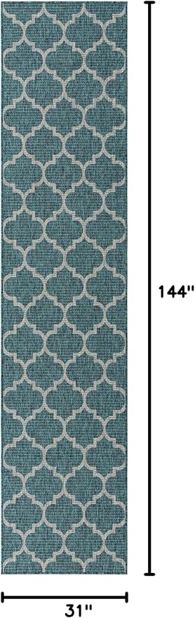 Unique Loom Outdoor Trellis Collection Area Rug - Image 2