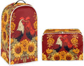 Rooster Blender Dust Cover Bread Maker Toaster Cover Sunflower Kitchen by Pointodoor