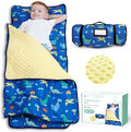 ACRABROS Toddler Nap Mat with Pillow and Blanket, Extra Large Rolled Napping by ACRABROS