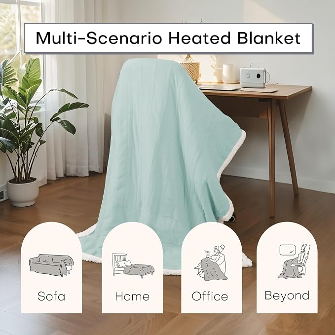 Electric Heated Blanket Full Size 72"x84" - Image 6