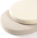 lulumoon Baby Muslin Bassinet Sheets: Cotton Bassinet Sheets Neutral by Lulumoon