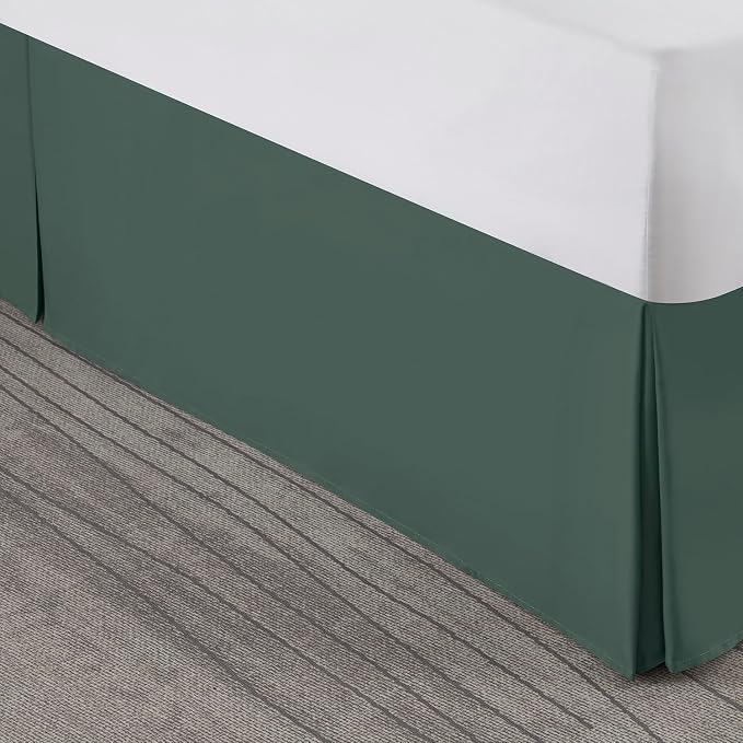 Nestl Forest Green Twin Bed Skirt - Image 8