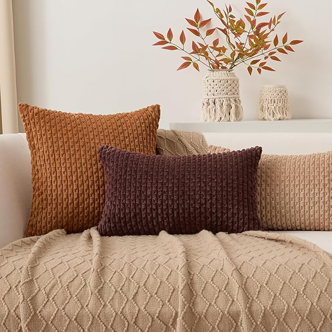 Kevin Textile 12x20 Inch Pillow Cover 1 Pack Boho Decorative Soft Striped - Image 7