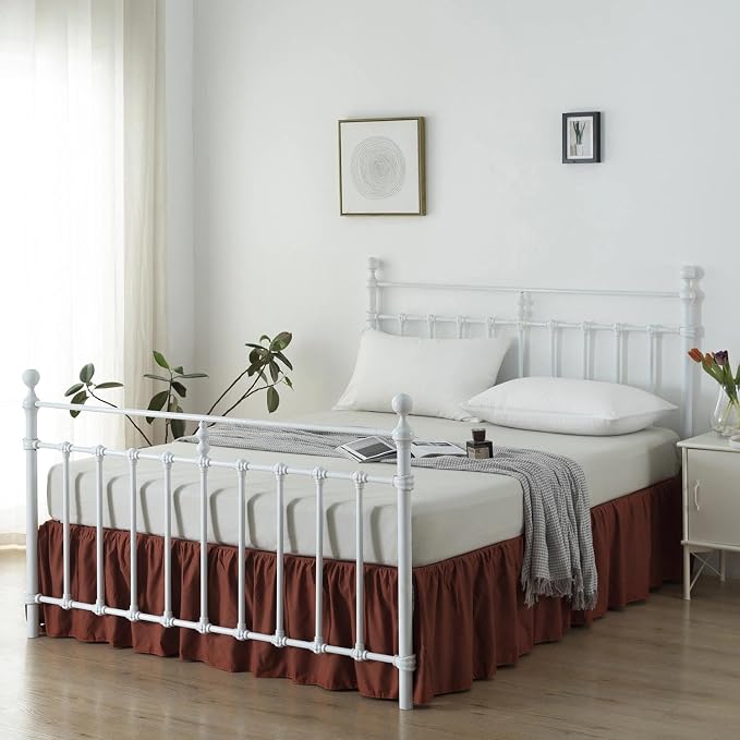 Bed Skirt Queen Size Ruffled Bed Skirt - Image 6