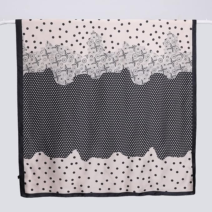 Fashion Scarves Scarf 100% Silk Feeling Scarf Silk Like Scarves Long - Image 5