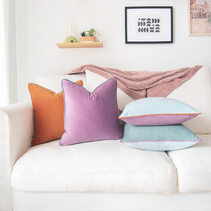 MONDAY MOOSE Decorative Throw Pillow Covers Cushion Cases, Mix and Match - Image 3