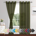 XWZO Sheer Curtains 84 Inches Length 2 Panels by XWZO