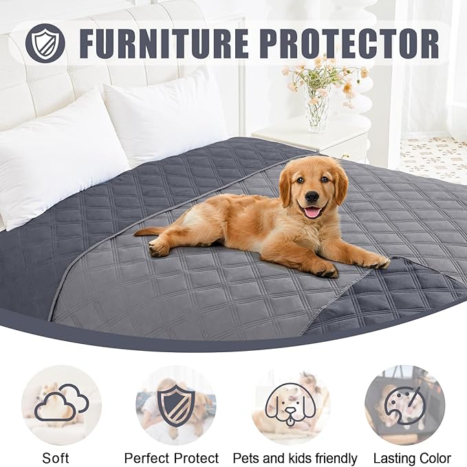 Smiry Waterproof Dog Bed Cover Blanket 40x70, Soft Reversible Pet Blanket - Image 8