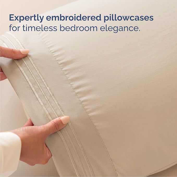 Cal King Size 4 Piece Sheet Set - Image 6