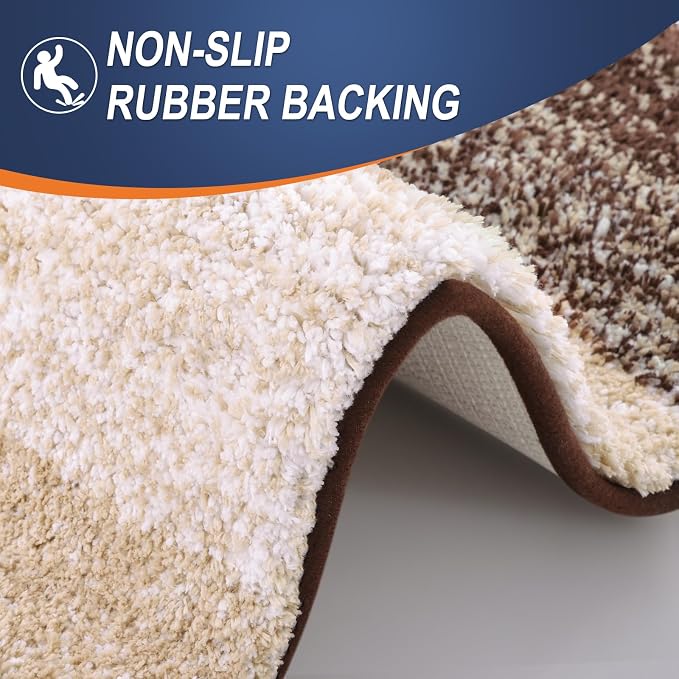 OLANLY Bathroom Rugs Mat 50x30, Extra Soft Absorbent Microfiber Bath Rugs - Image 4