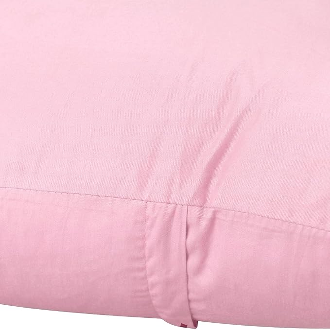 4-Pack 100% Cotton Comfortable Solid Decorative Throw Pillow Case, Thmyo Square - Image 8
