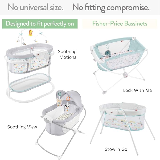 Joey + Joan 2 Pack Bassinet Sheets - Image 2