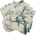 100 Pack Sage Green Paper Cocktail Napkins, Special Birds and Tree Decorative by WNYLEPL