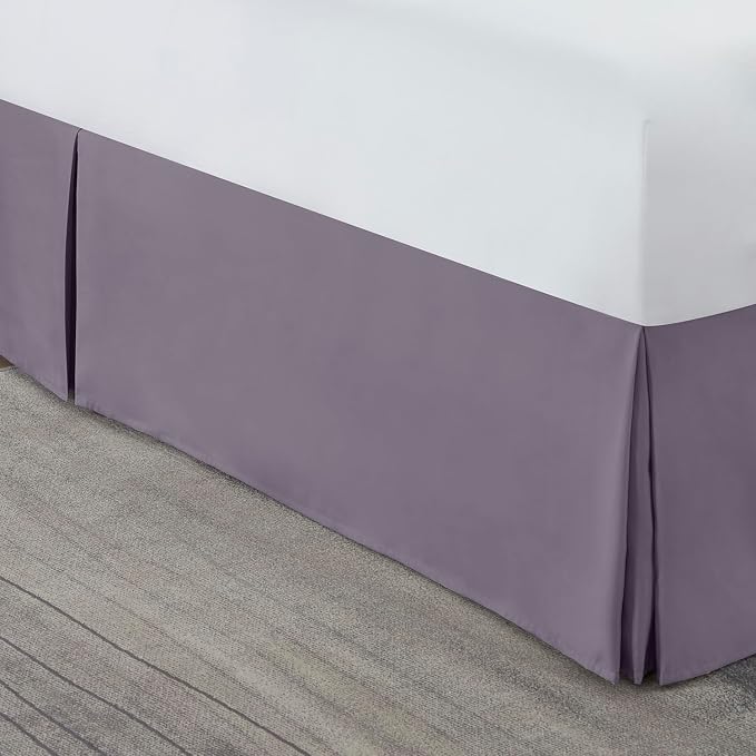 Nestl Grayish Purple Full Bed Skirt - Image 8