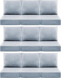 Luxury 6" Outdoor Cushions for Patio Furniture, Fade Resistant Couch Chair by Pugire