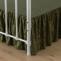 Bed Skirt Queen Size Ruffled Bed Skirt by TSUTOMI