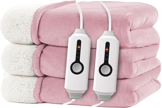Electric Heated Blanket King Size 90"x100" by RALYSUN