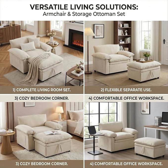 Furnimart Super Plush Cloud Chair - Image 6