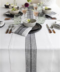 Solino Home Linen Striped Table Runner 48 Inches by SolinoHome