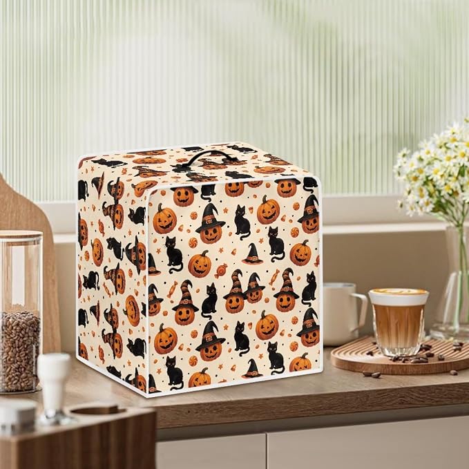 Halloween Coffee Maker Cover, Universal Waterproof Dustproof Coffee Machine - Image 3