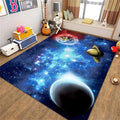 Outer Space Starry Area Rug 4x6 Feet Galaxy Universe Print Bedroom Kids Room by Home