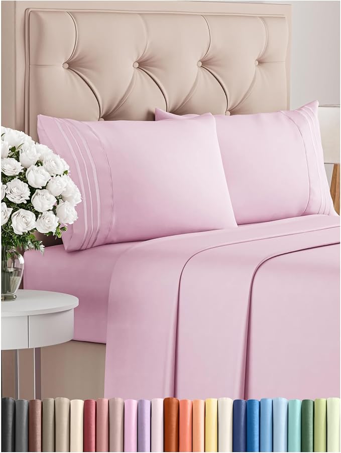 King Size 4 Piece Sheet Set by CGKUnlimited