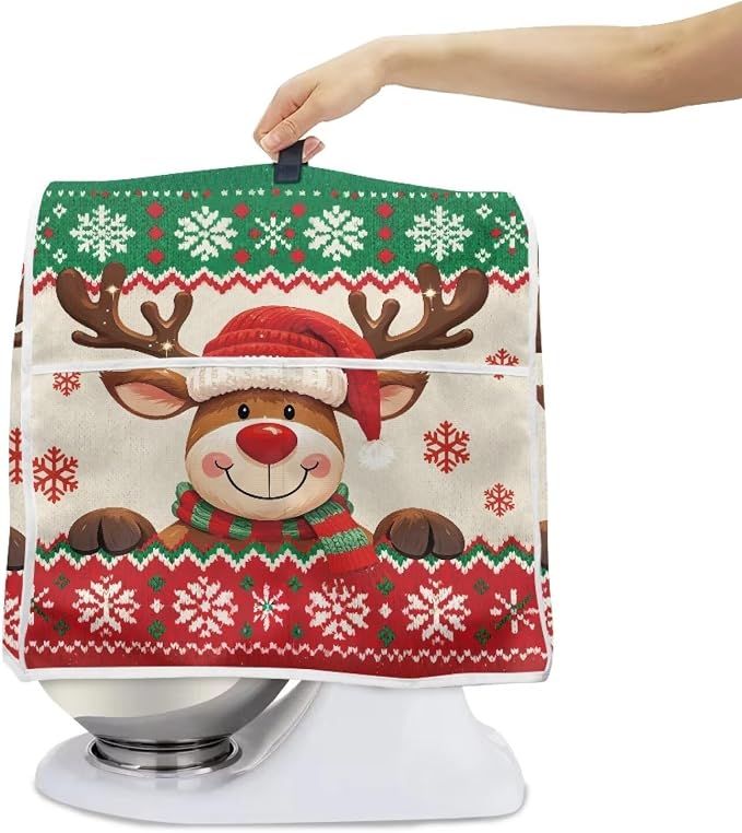Christmas Stand Mixer Cover 6-8 Quart Kitchen Mixer Cover Washable Food - Image 6