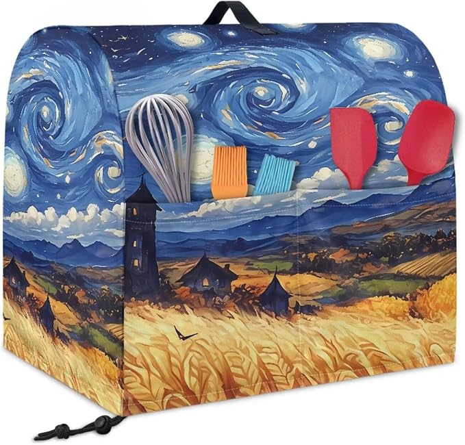 Blue Starry Night Print Mixer Cover Kitchen Aid Cover Dust Covers - Image 2
