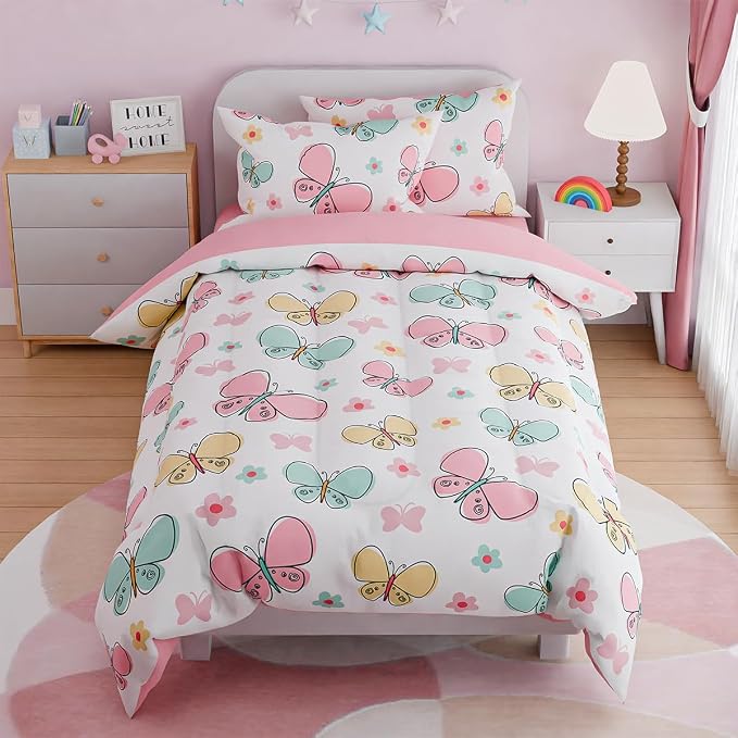 SANDJEST Butterfly Twin Bedding Sets by SANDJEST