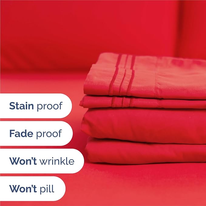King Size 4 Piece Sheet Set - Image 5
