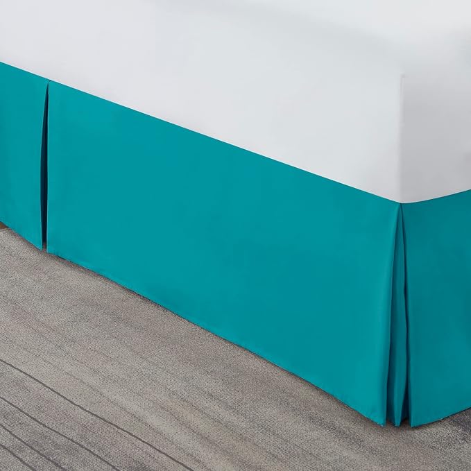 Nestl Teal Bed Skirt Queen Size - Image 8