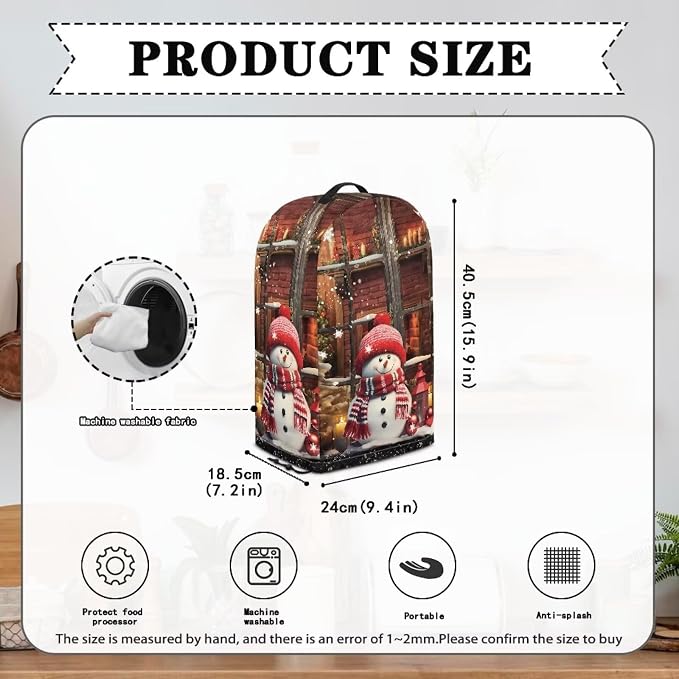 Christmas Snowman Blender Dust Covers - Image 6