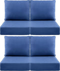 Luxury 6" Outdoor Cushions for Patio Furniture, Fade Resistant Couch Chair by Pugire