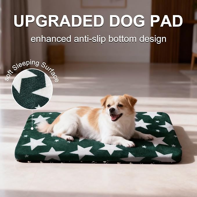 Washable Dog Bed Plush Orthopedic Outdoor Crate Mat - Image 2