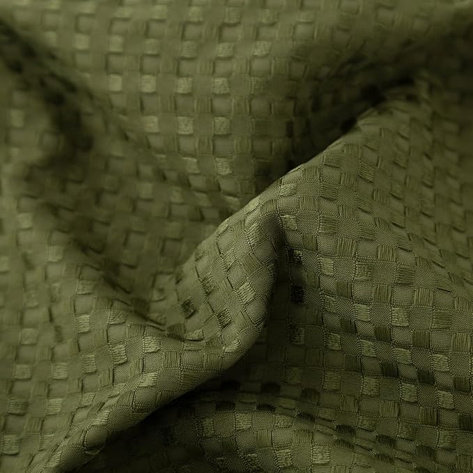 Queen Bed Skirt, Pleated Waffle Weave Bed Skirt - Image 7