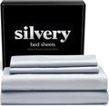 Silvery Silver Infused Bed Sheets Set by Silvery