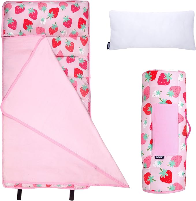 Wildkin 43-inch Kids Nap Mat – Soft Microfiber Toddler Sleeping Mat by Wildkin