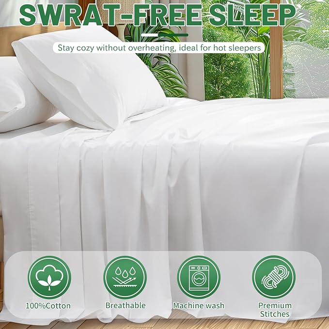 Extra Deep Pocket Queen Sheets 18-24 Inch 1000 Thread Count 100% Egyptian - Image 6