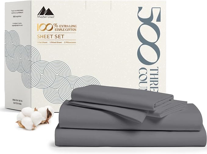 Mayfair Linen 100% Cotton Bed Sheets Full Sheet Set by MayfairLinen