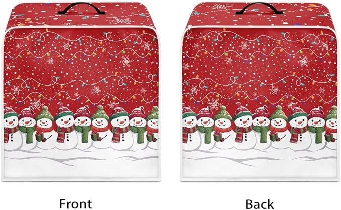 Christmas Snowflake Coffee Maker Cover Dust Protection - Image 2