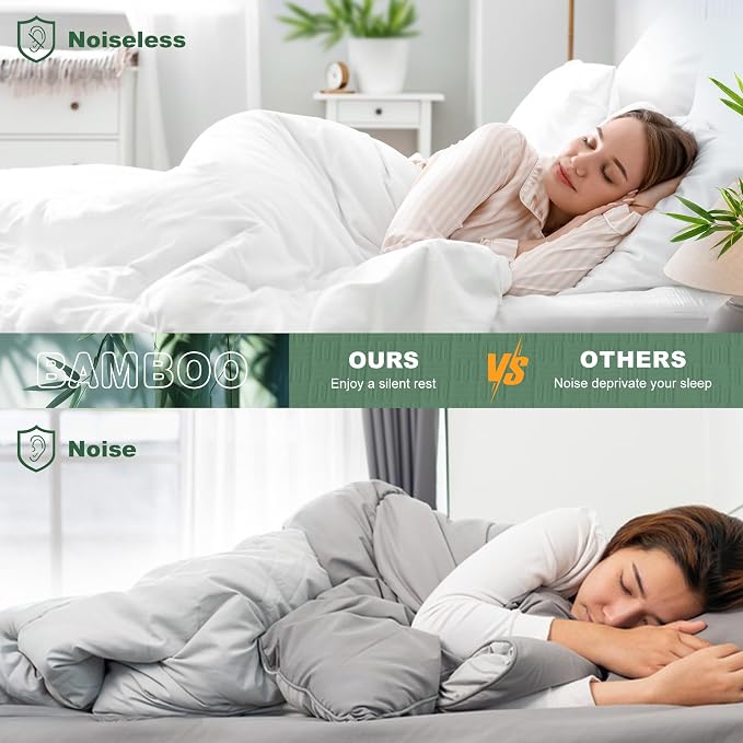 GRT California King Waterproof Mattress Protector, Rayon Made from Bamboo - Image 4
