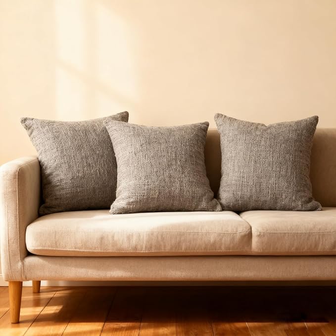Throw Couch Pillow with Insert 18x18 Inches Set of 2 Square, Cute Modern Home - Image 5