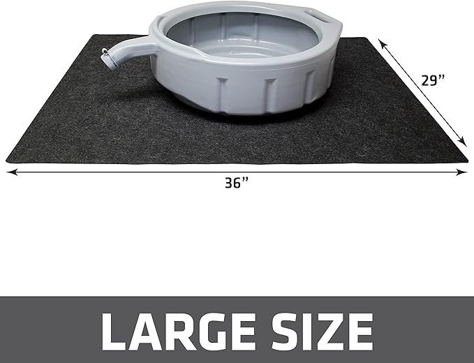 Drymate Oil Spill Mat, Premium Absorbent Oil Pad, Waterproof Backing Contains - Image 2