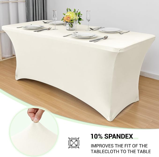 Obstal 6ft Stretch Spandex Table Cover - Image 2