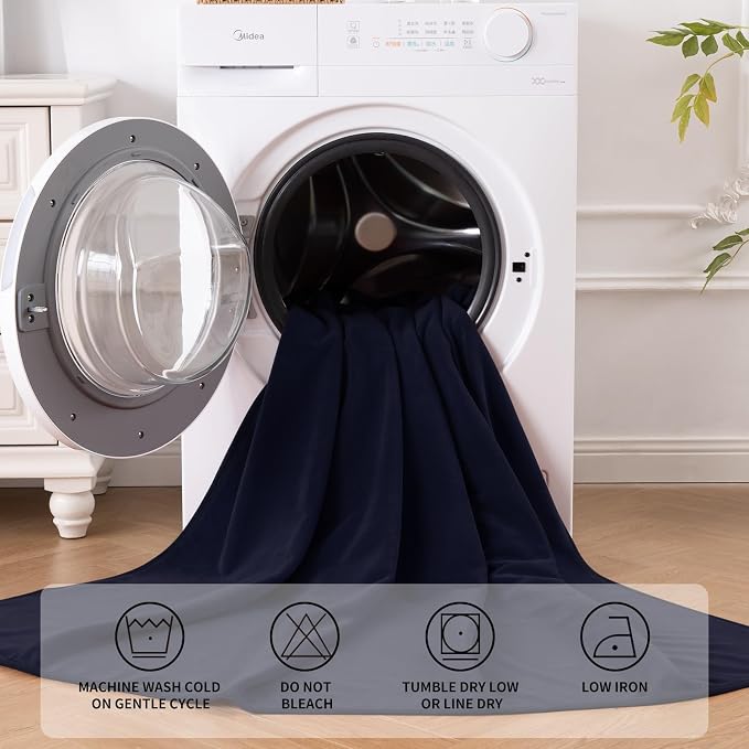 QiyI Waterproof Blanket for Bed Couch Sofa, Small Washable Reversible & - Image 6